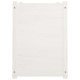 NNEVL Garden Planter White 100x50x70 cm Solid Pinewood