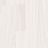 NNEVL Garden Planter White 100x50x70 cm Solid Pinewood