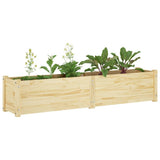 NNEVL Garden Raised Beds 2 pcs 150x31x31 cm Solid Pinewood