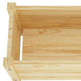 NNEVL Garden Raised Beds 2 pcs 150x31x31 cm Solid Pinewood