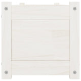 NNEVL Garden Raised Bed White 150x31x31 cm Solid Pinewood