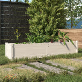 NNEVL Garden Raised Bed White 150x31x31 cm Solid Pinewood