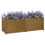 NNEVL Garden Planter Honey Brown 150x50x50 cm Solid Pinewood