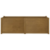 NNEVL Garden Planter Honey Brown 150x50x50 cm Solid Pinewood