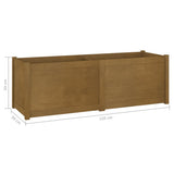 NNEVL Garden Planter Honey Brown 150x50x50 cm Solid Pinewood