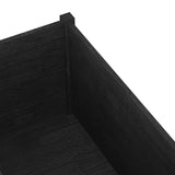 NNEVL Garden Planter Black 150x50x70 cm Solid Pinewood