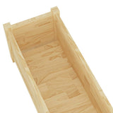 NNEVL Garden Planters 2 pcs 200x31x31 cm Solid Pinewood