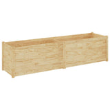 NNEVL Garden Planter 200x50x50 cm Solid Pinewood