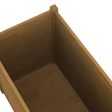 NNEVL Garden Planter Honey Brown 200x50x50 cm Solid Wood Pine