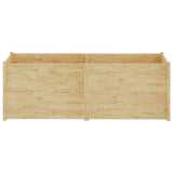 NNEVL Garden Planter 200x50x70 cm Solid Pinewood