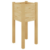 NNEVL Garden Planter 31x31x70 cm Solid Pinewood