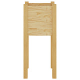 NNEVL Garden Planter 31x31x70 cm Solid Pinewood