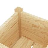 NNEVL Garden Planter 31x31x70 cm Solid Pinewood