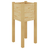 NNEVL Garden Planters 2 pcs 31x31x70 cm Solid Pinewood