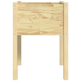 NNEVL Garden Planter 50x50x70 cm Solid Pinewood