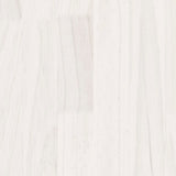 NNEVL Garden Planter White 50x50x70 cm Solid Pinewood