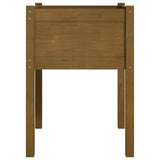 NNEVL Garden Planter Honey Brown 50x50x70 cm Solid Pinewood