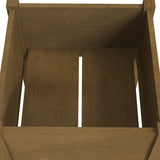 NNEVL Garden Planter Honey Brown 50x50x70 cm Solid Pinewood