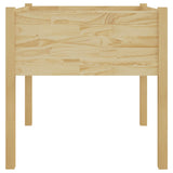 NNEVL Garden Planters 2 pcs 70x70x70 cm Solid Pinewood