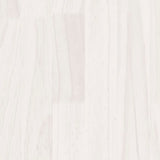 NNEVL Garden Planters 2 pcs White 70x70x70 cm Solid Pinewood