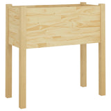 NNEVL Garden Planters 2 pcs 70x31x70 cm Solid Pinewood