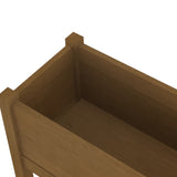 NNEVL Garden Planter Honey Brown 70x31x70 cm Solid Pinewood