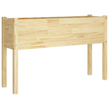 NNEVL Garden Planter 110x31x70 cm Solid Pinewood