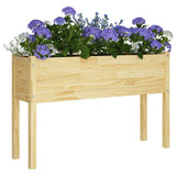 NNEVL Garden Planters 2 pcs 110x31x70 cm Solid Pinewood
