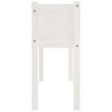 NNEVL Garden Planter White 110x31x70 cm Solid Pinewood