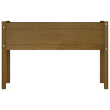 NNEVL Garden Planter Honey Brown 110x31x70 cm Solid Pinewood