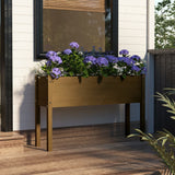 NNEVL Garden Planter Honey Brown 110x31x70 cm Solid Pinewood