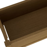 NNEVL Garden Planters 2 pcs Honey Brown 110x31x70 cm Solid Pinewood