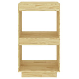 NNEVL Book Cabinet 40x35x71 cm Solid Pinewood