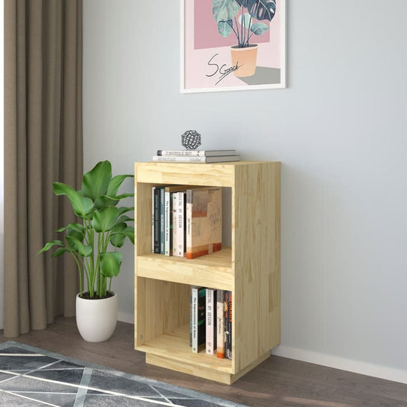 NNEVL Book Cabinet 40x35x71 cm Solid Pinewood