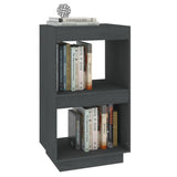 NNEVL Book Cabinet Grey 40x35x71 cm Solid Pinewood