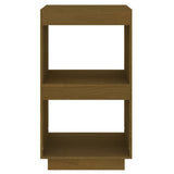 NNEVL Book Cabinet Honey Brown 40x35x71 cm Solid Pinewood