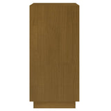 NNEVL Book Cabinet Honey Brown 40x35x71 cm Solid Pinewood