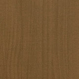 NNEVL Book Cabinet Honey Brown 40x35x71 cm Solid Pinewood