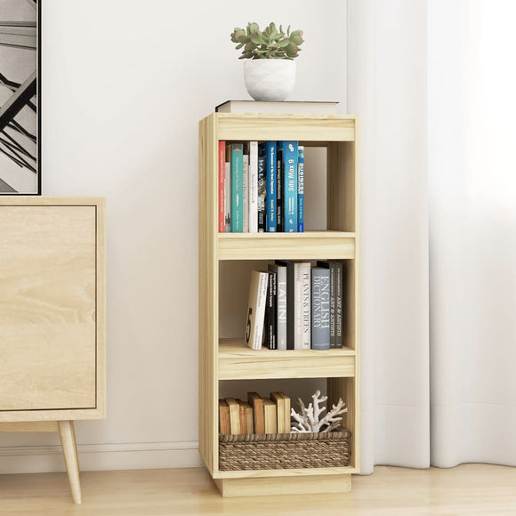 NNEVL Book Cabinet/Room Divider 40x35x103 cm Solid Pinewood