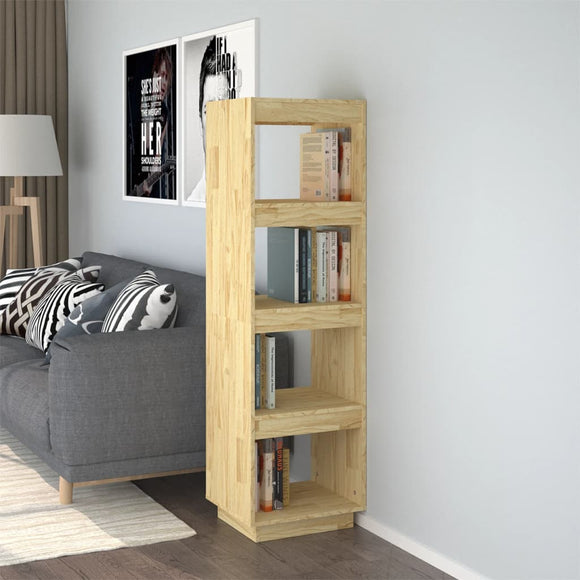 NNEVL Book Cabinet/Room Divider 40x35x135 cm Solid Pinewood