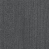 NNEVL Book Cabinet/Room Divider Grey 40x35x135 cm Solid Pinewood