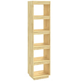 NNEVL Book Cabinet/Room Divider 40x35x167 cm Solid Pinewood