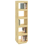 NNEVL Book Cabinet/Room Divider 40x35x167 cm Solid Pinewood