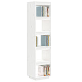 NNEVL Book Cabinet/Room Divider White 40x35x167 cm Solid Wood Pine