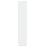 NNEVL Book Cabinet/Room Divider White 40x35x167 cm Solid Wood Pine