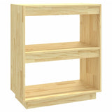NNEVL Book Cabinet 60x35x71 cm Solid Pinewood
