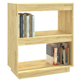 NNEVL Book Cabinet 60x35x71 cm Solid Pinewood