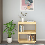 NNEVL Book Cabinet 60x35x71 cm Solid Pinewood