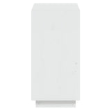 NNEVL Book Cabinet White 60x35x71 cm Solid Wood Pine