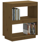 NNEVL Book Cabinet Honey Brown 60x35x71 cm Solid Wood Pine